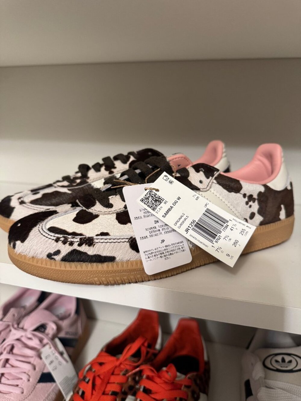 SAMBA OG CROW PRINT (BROWN/WHITE/PINK)